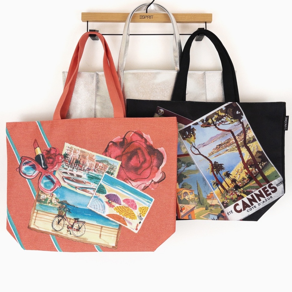 Lancôme and Clinique Tote Bags